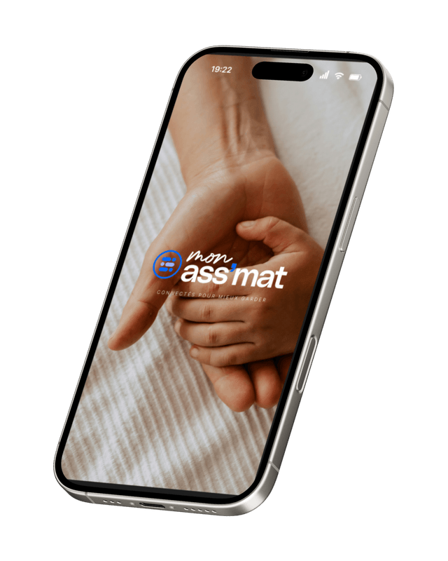 Capture d'écran de l'accueil de l'application Mon Assmat